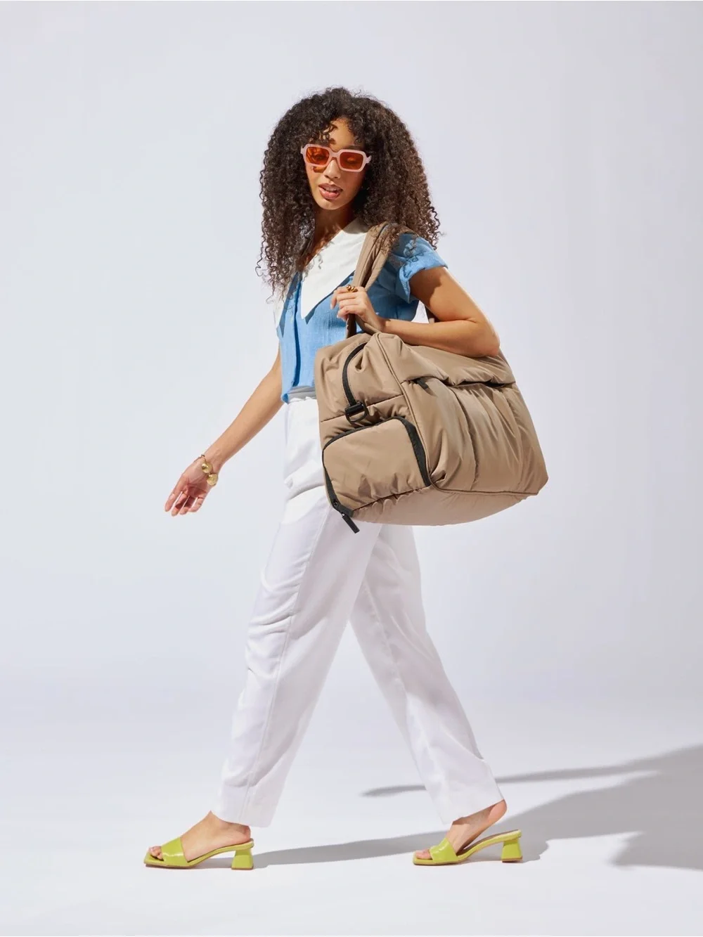 Luka Large Duffel in Chocolate